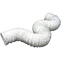 White Flexible Vinyl Hose 4 Inch By 20 Feet 2180 by Lambro Industries