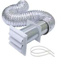 Lamaflex 4 By 8 Inch Dryer Vent Kit 407W by Lambro Industries