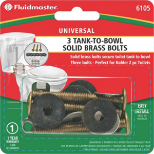 3 Bolt Tank To Bowl Kit 6105 by Fluidmaster Best Price