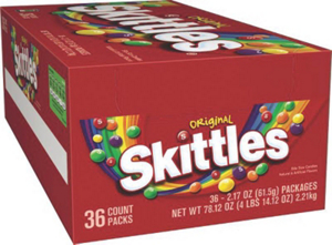 Skittles Original Std 2.17 Ounces SKIT36 by Continental Concession Best Price