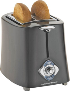 2 Slice Black Toaster 22301C by Hamilton Beach Best Price