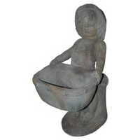 Girl Planter Sculpture 1975BX by Henri Studio Best Price