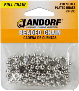 3 Foot #10 Beaded Chain 94995 by Jandorf Specialty Hardware Best Price