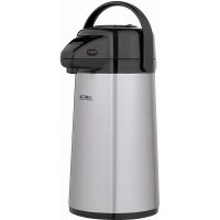 2 Quart Glass Vacuum Insulated Beverage Pot With Pump Dispenser PP1920M by Thermos Best Price