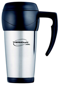 Thermo Cafe 16 Ounces Stainless Steel Travel Mug DF4000 by Thermos Best Price