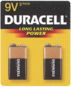 Copper Top 9 Volt Alkaline Battery Pack of 2 MN1604BZ by Duracell Proctor and Gamble Best Price