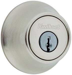 660 Series Satin Nickel Deadbolt 66015RCALRCSKDBX by Kwikset Best Price