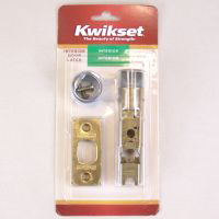 6 Way Polished Brass Adjustable Plain Latch 1826-18 CP by Kwikset Best Price