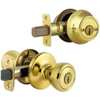 Security Tylo Tylo Polished Brass Entry and Single Cylinder Combo KA to 6 690T 3 CP K6 by Kwikset