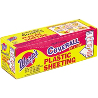 Carry Home Coverall Polyethylene Sheeting Clear 2 Mm 10 Feet By 100 Feet 2CD10C by Warp Brothers
