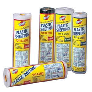 Carry Home Coverall Plastic Sheeting Clear 6 Mm 10 Feet By 25 Feet 6CH10 by Warp Brothers Best Price