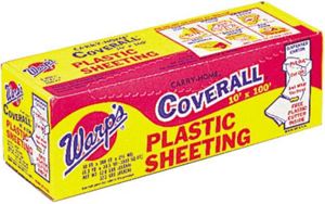 Carry Home Coverall Polyethylene Sheeting Black 2 Mm 10 Feet By 100 Feet 2CD10B by Warp Brothers Best Price