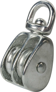 1 Inch Zinc Swivel Eye Pulley C-0178ZD-1 by Baron Manufacturing Best Price