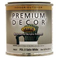 1/2 Pint Satin White Enamel PDL3-HP by True Value Manufacturing Best Price