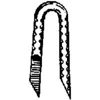 2-1/2 Inchesx6 Stockade Staple 5# 81154 by National Nail