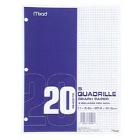 20 Ct White Graph Paper 19030 by Mead Best Price