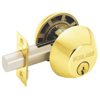 Maximum Security B Series Ultima Bright Brass Deadbolt Double Cylinder B62NV 505 by Schlage Lock
