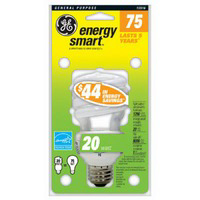 GE Energy Smart 20 Watt CFL Equal to 75 Watt Soft White