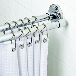 43 To 72 Inch Chrome Double Shower Rod 36601SS by Zenith Best Price