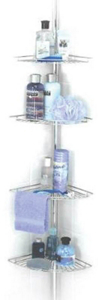 4 Shelf Pole Caddy Chrome 2114S by Zenith Best Price