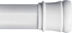 72 Inch Plain Tension Rod White 505W by Zenith Best Price
