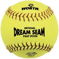 12 Inch Yellow Fast Pitch Ball C12RYLA by Worth Sports Best Price