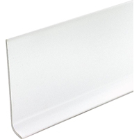 4 Inch By 4 Foot White Vinyl Wall Base 75317 by M D Building Products