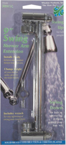 The Incredible Swinger Adjustable Shower Arm Extender SRW1C by Whedon Best Price