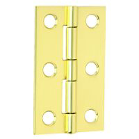 2 1/2 By 1 9/16 Inch Bright Brass Middle Butt Hinge C9051B3 by Ives Division Schlage Best Price