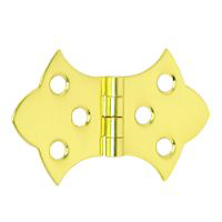 1 5/16 By 2 1/4 Inch Bright Brass Decorative Hinge C9072B3 by Ives Division Schlage Best Price
