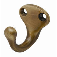 1 11/16 Inch Antique Brass Single Hook SPS581MB-609 by Schlage Lock Best Price