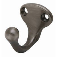 1 11/16 Inch Antique Pewter Single Hook SPS581MB-620 by Schlage Lock Best Price