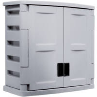 2 Door Black Gray Wall Cabinet C2800G by Suncast Best Price