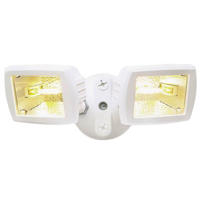 150 Watts White Twin Halogen Floodlights TMQ150W by Cooper Lighting