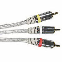 Audio Video Cable With Gold Rca Plugs 6 Feet DH6AV by AudioVox Best Price