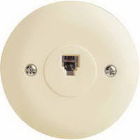 Almond Modular Wall Jack TP248N by AudioVox Best Price