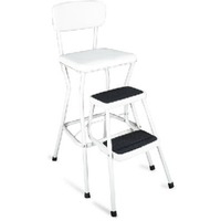 White Kd Chair Step Stool 11-118-WHT by Cosco Home and Office Best Price