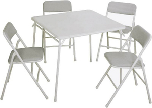 5 Piece Table and Chair Set 14-551-WHD by Cosco Home and Office Best Price