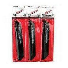 Saw Z All Cross Grit Reciprocating Saw Blade Pack Of 3 48001420 by Milwaukee