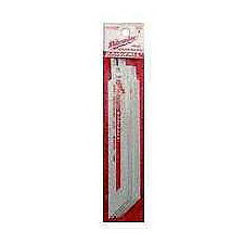 Super Sawzall 6 Inch Reciprocating Saw Blade Pack Of 5 48005182 by Milwaukee