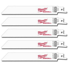 Super Sawzall 6 Inch Reciprocating Saw Blade Pack Of 5 48005186 by Milwaukee