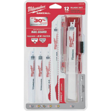 Saw Z All Reciprocating Saw Blade Kit 12 Piece 49221129 by Milwaukee