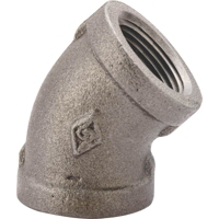 Black Pipe 45 Degree Elbow 2 Inch 4-2B by Worldwide Sourcing
