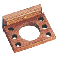 Canterbury Collection Toothbrush Holder Light Oak OAK003 by Mintcraft