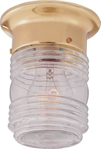 Jelly Jar Porch Light Pbrass HV-66919-PB-3L by Boston Harbor Best Price
