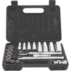 Socket Wrench Set Standard and Deep 20 Piece Fractional 3/8 Inch Maxi Drive TS1020 by Mintcraft