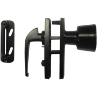 Black Tulip Knob Latch JF06622 by Mintcraft