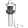 1 1/4 By 5 Inch Po Plug Chrome With Stop TW0914 by Worldwide Sourcing