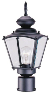 1 Light Post Coach Lantern Black 4007H5 by Boston Harbor Best Price