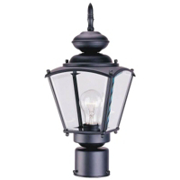 1 Light Post Coach Lantern Black 4007H5 by Boston Harbor
